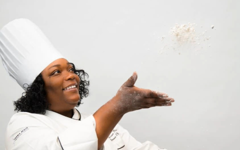 Headshot of Black chef
