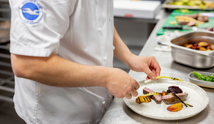 Chef in kitchen