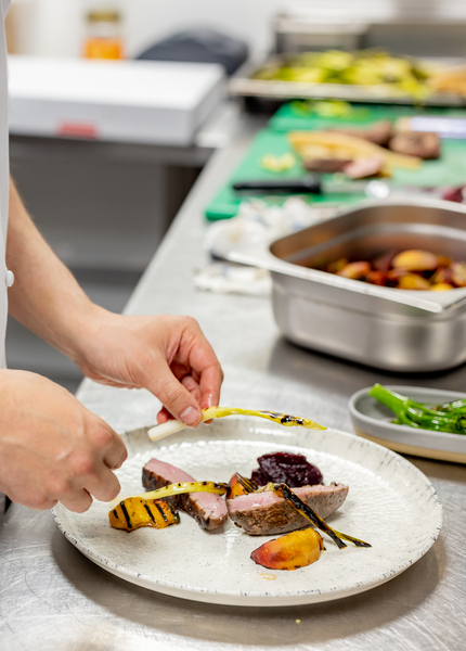 Chef in kitchen