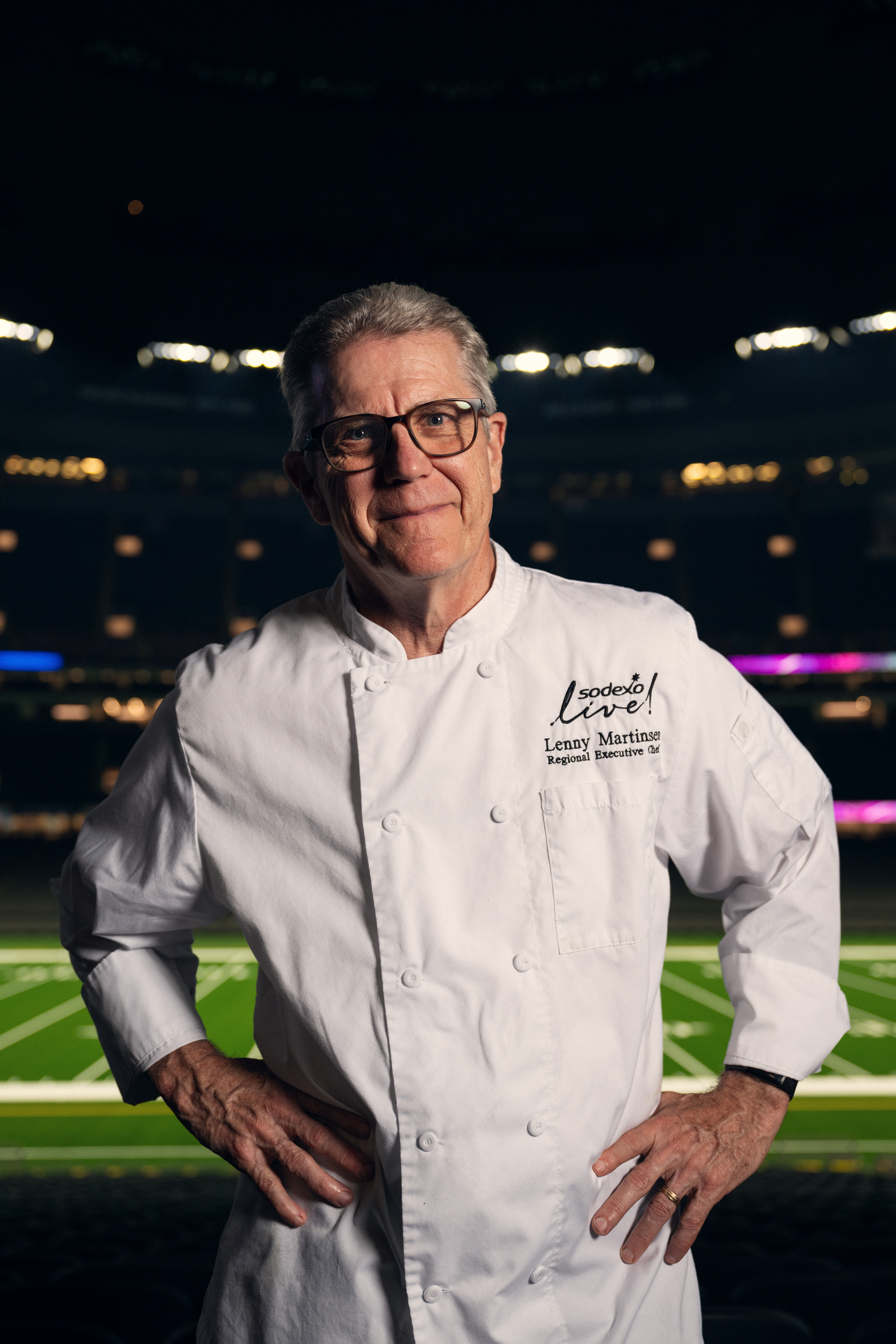 Chef Lenny Martinsen Caesars Superdome New Orleans