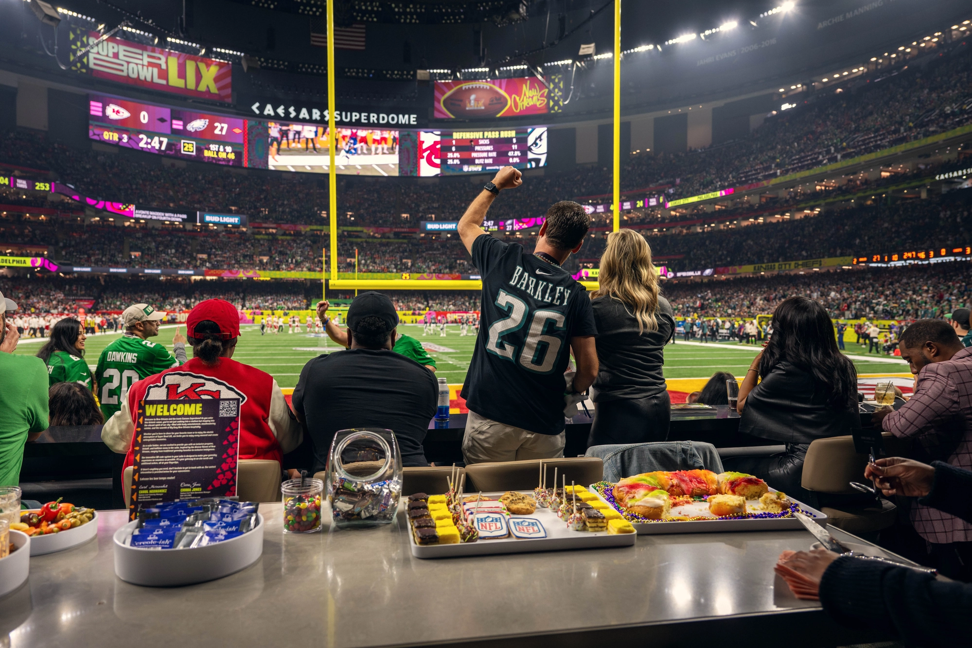 Super Bowl LIX delicious food