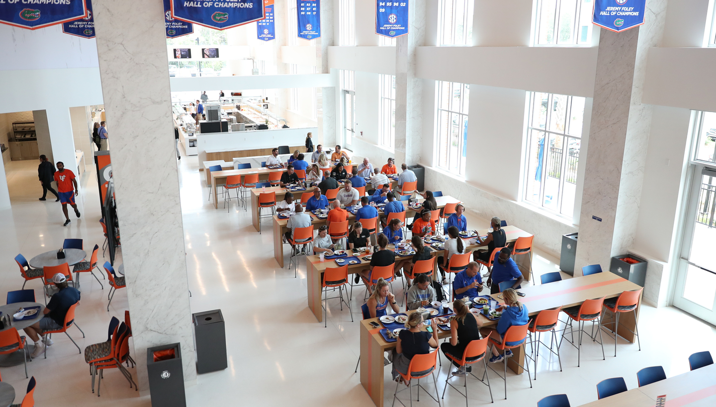 College dining hall