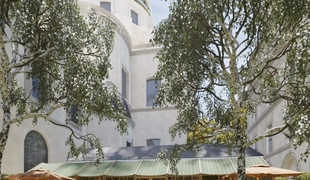 Extérieur du Musée de l'Armée - Le Bivouac