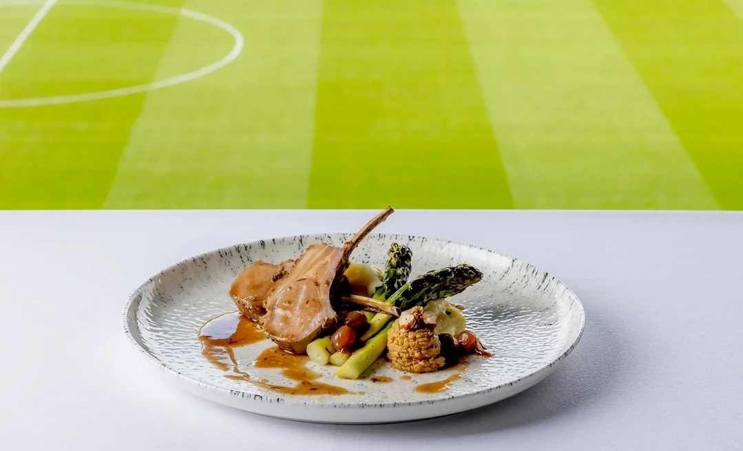 Delicious food at the American Express Stadium