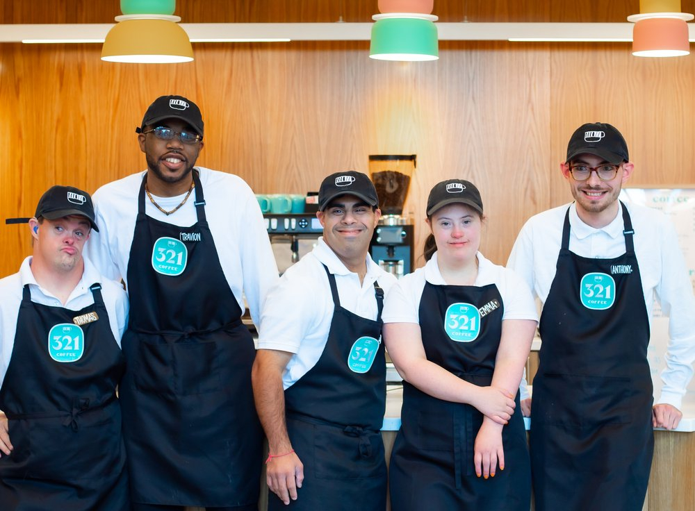 baristas in a cafe