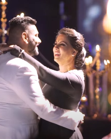 Indian couple at wedding
