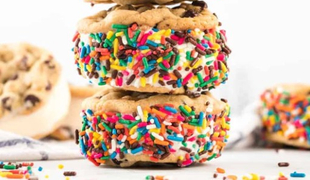 cookie dough sandwiches
