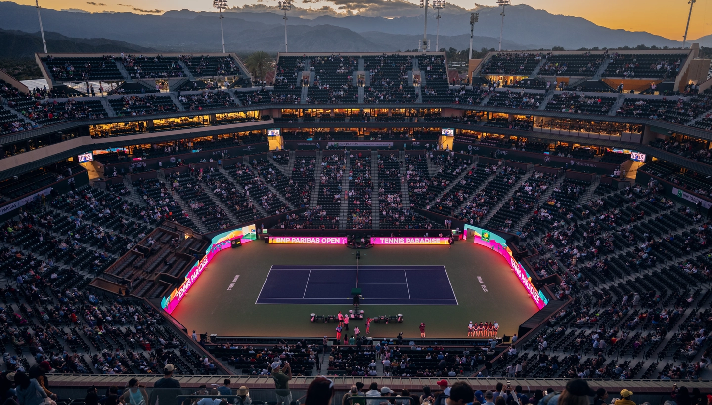 Indian Wells tennis court