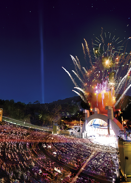 Hollywood Bowl at Night
