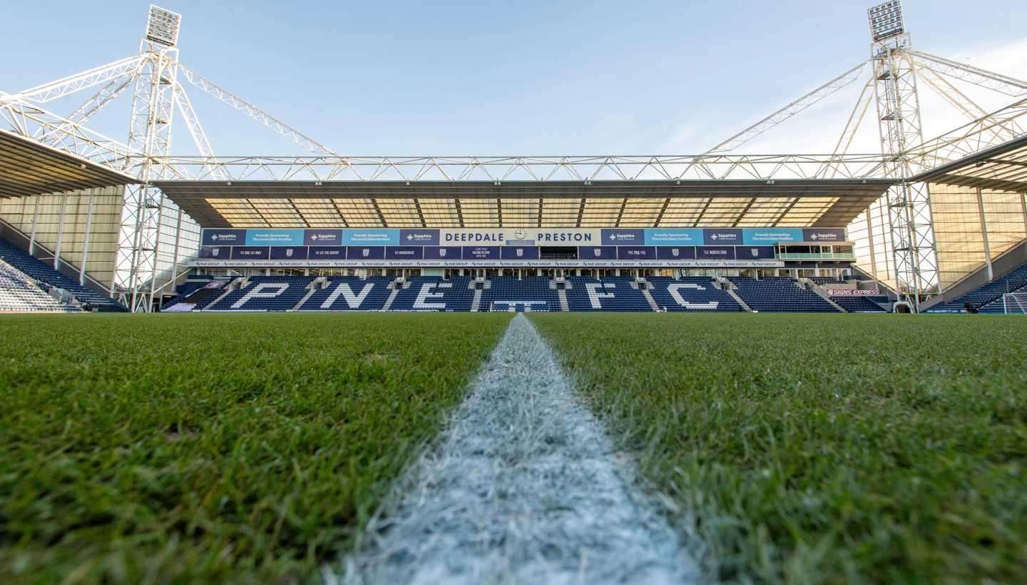 Pitch shot of Preston North End
